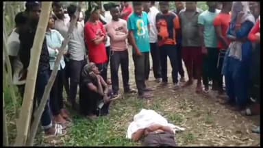 मुरादाबाद: थाना मूंढापांडे क्षेत्र में पति-पत्नी के विवाद में पति ने पेड़ से फांसी लगाकर की आत्महत्या, मौके पर पहुंची पुलिस