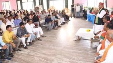 हुज़ूर: फंदा में भाजपा मंडल की बैठक में कार्यकर्ताओं को संबोधित करने पहुंचे विधायक रामेश्वर शर्मा