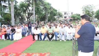 पंचकूला: सेक्टर-4 स्थित पार्क में आयोजित विशेष प्रशिक्षण शिविर में विधानसभा अध्यक्ष ने की शिरकत