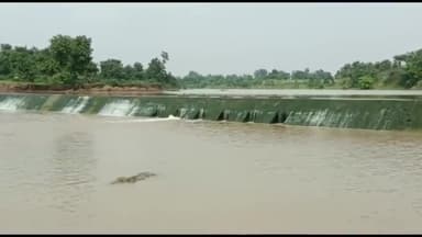 #गंगधार चाचुन्नी नदी पर बने एनीकट के गेट अभी तक नही खोले गये