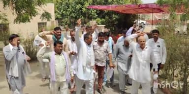 खाजूवाला: भारतीय किसान संघ ने सिंचाई पानी की मांग को लेकर खाजूवाला उपखंड अधिकारी को मुख्यमंत्री के नाम का दिया ज्ञापन