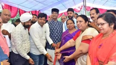 हुज़ूर: बिजली कॉलोनी में शासकीय माध्यमिक शाला के बाउंड्री वॉल के निर्माण कार्य का मंत्री विश्वास सारंग ने किया भूमि पूजन