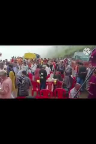 दाड़लाघाट:-चंडी के समीप हरसंग धार में हरियाली साजी के पर्व पर तीन देवों का मिलन।।