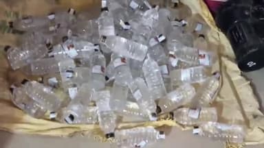 बाजपट्टी: निमाही गांव से भारी मात्रा में नेपाली शराब को पुलिस ने किया बरामद