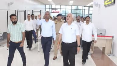 मुरादाबाद: मुख्य सचिव दुर्गाशंकर मिश्र ने मूंढापांडे हवाई पट्टी का किया निरीक्षण, मुख्य द्वार से रनवे तक दौरा कर स्थितियों को देखा
