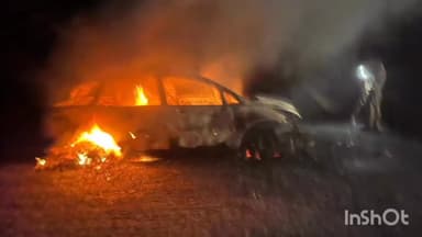 बुदनी: ग्राम ऊंचाखेड़ा के पास चलती कार आग लगने के कारण जलकर हुई खाक, सभी कार सवार हैं सुरक्षित