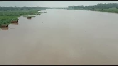 मुरादाबाद: तुमरिया डैम के छोड़े गए पानी से ढेला नदी का जलस्तर बढ़ा, भोजपुर के सात गांवों में घुसा नदी का पानी