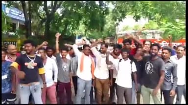 कानपुर: कल्यानपुर के JTN ऑफिस में कर्मचारियों ने कम वेतन और समय से सेलरी न मिलने के विरोध में किया हंगामा