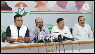 हुज़ूर: भोपाल पीसीसी में कांग्रेसियों ने प्रेस कॉन्फ़्रेंस कर पंचायत मंत्री महेंद्र सिंह सिसोदिया पर लगाया भ्रष्टाचार का आरोप