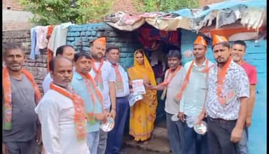 गया टाउन सीडी ब्लॉक: जिले में मोदी सरकार के 9 साल पूरे होने पर भाजपा ने चलाया एक दिवसीय जनसंपर्क अभियान