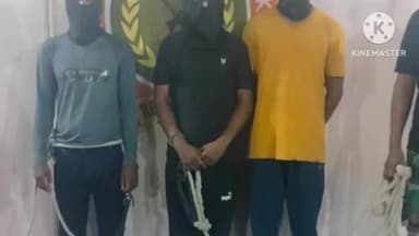 पतरातू: पतरातू क्षेत्र में डीएसपी पर हमले को लेकर तीन आरोपियों को किया गया गिरफ्तार