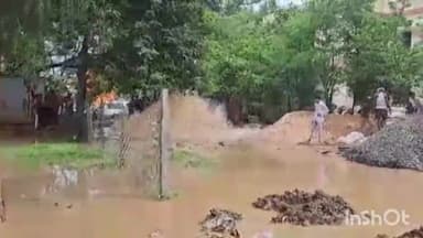 होशंगाबाद नगर: नर्मदापुरम में तवा कॉलोनी के पास राइजिंग पाइप लाइन फूटी, नगर में पानी सप्लाई की सेवा होगी प्रभावित