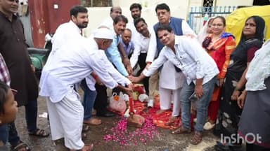 हुज़ूर: बाणगंगा में सीसी रोड, नाली रोड निर्माण कार्य का कांग्रेस के विधायक पीसी शर्मा ने किया भूमि पूजन