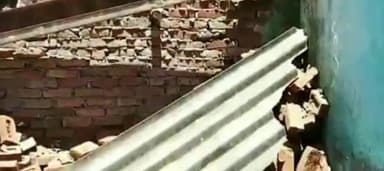 बुढ़ाना: बुढ़ाना में बाढ़ के कारण गिरा मकान मची अफरा-तफरी