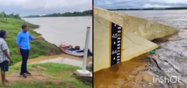 सुकमा: गोदावरी के बढ़तेजल स्तर से जिले में  बैक वाटर का खतरा, एसडीओपी रोहित शुक्ला पहुंचे सीडब्ल्यूसी ऑफिस स्थिति का लिया जायजा