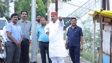 हुज़ूर: भाजपा विधायक रामेश्वर शर्मा ने नेताजी सुभाष चंद्र बोस रिंग रोड का किया निरीक्षण