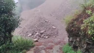 शिमला ग्रामीण: भारी वर्षा होने के कारण तारादेवी संपर्क मार्ग हुआ बाधित