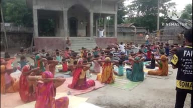 कुरसाकांटा: जागीर परासी पंचायत के सेनवारी स्थित अनंत मंदिर में 05 दिवसीय निःशुल्क योग शिविर का हुआ समापन