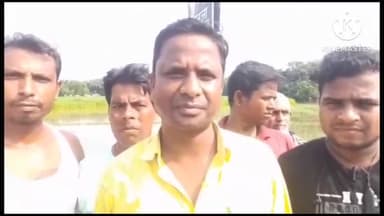 कुरसाकांटा: कमलदाहा में जलजमाव से क्षति को लेकर किसानों ने किया विरोध प्रदर्शन