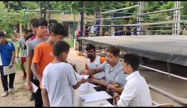 अलवर: इंदिरा गांधी स्टेडियम में जिला बॉक्सिंग संघ की ओर से सब जूनियर बॉक्सिंग प्रतियोगिता हुई शुरू