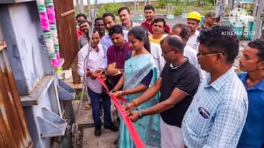 पतरातू: बड़कागांव विधायक अंबा प्रसाद केरेडारी के सब स्टेशन में किया ट्रांसफार्मर का उद्घाटन