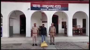 उतरौला: थाना सादुल्लाह नगर की पुलिस ने 20 लीटर अवैध कच्ची शराब के साथ एक अभियुक्त को किया गिरफ्तार
