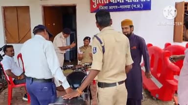 आगर: यातायात नियमों का पालन नहीं करने पर आगर यातायात पुलिस ने 136 वाहन चालकों पर की चालानी कार्रवाई ₹60300 का वसूला शमन शुल्क