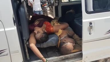 सासाराम: अमवलिया गांव में अज्ञात वाहन की चपेट में आने से बाइक सवार पति-पत्नी की हुई मौत