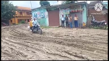 पतरातू: भदानीनगर में बदहाल सड़क को लेकर लोग परेशान