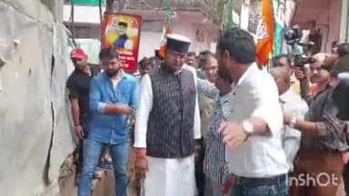 हुज़ूर: राजीव नगर में मंत्री विश्वास सारंग ने सीवरेज से सम्बंधित समस्या की शिकायत मिलने पर नगर निगम के अधिकारियों को लगाई फटकार