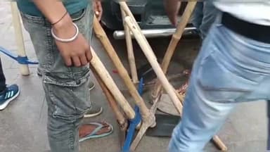 ज्ञानवापी सर्वे के लिए पहुंची ASI टीम, मंदिर के बाहर बड़ी संख्या में पुलिस तैनात