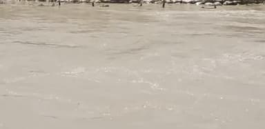 बहराइच: बहराइच में खतरे के निशान तक पहुंचा घाघरा नदी का जलस्तर