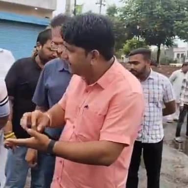 जगाधरी: मटका चौक के पास जलभराव को लेकर शिक्षा मंत्री ने लिया संज्ञान, अधिकारियों ने मौके पर पहुंचकर शुरू किया कार्य