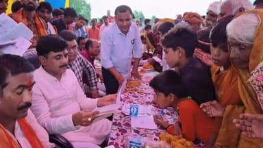 ग्राम पंचायत पराखास में 6.99 करोड़ की लागत राशि से 8 किलोमीटर लंबाई वाले सड़क मार्ग का विधायक गिरी ने किया भूमि पूजन