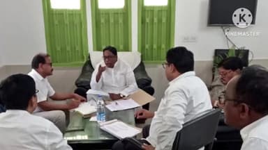 कांके: कांग्रेस विधायक दल के नेता आलमगीर आलम की अध्यक्षता में प्रदेश कार्यालय में विधायक दल की बैठक हुई आयोजित