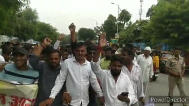 डेगाना: भेरुन्दा उप तहसील के गांवों को अजमेर जिले में शामिल करने की मांग को लेकर ग्रामीणों ने किया विरोध प्रदर्शन