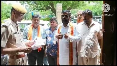 जालौर: शिवसेना ने संभागीय आयुक्त को कलेक्टर कार्यालय में दिया ज्ञापन