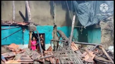 समुद्रपूर: सावंगी मिर्जापुरे येथे अतिवृष्टीने घर कोसळळे, सुदैवाने जीवितहानी टळली मात्र घराचे नुकसान