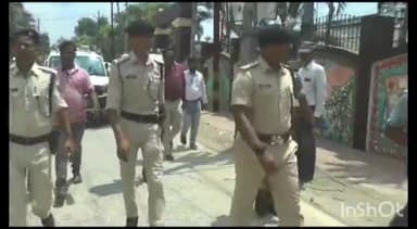 बेनीपुर: शांतिपूर्ण माहौल में मोहर्रम पर्व मनाने को लेकर बेनीपुर और बिरौल में निकाला गया फ्लैग मार्च