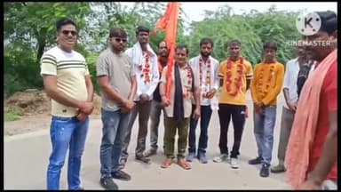 दीगोद: भाजपा कार्यकर्ताओं ने उज्जैन के महाकालेश्वर जाते पद यात्रियों का सुरेला गांव में किया स्वागत