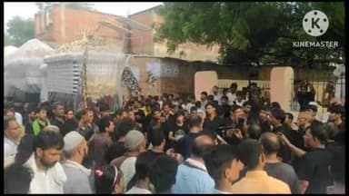 आज़मगढ़: मुबारकपुर में भारी सुरक्षा के बीच यौम-ए-आशूरा संपन्न, 12 गांवों से अकीदत संग निकाला गया दसवीं मुहर्रम का ताजिया जुलूस
