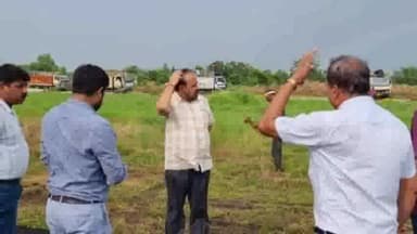 सागर नगर: लोक निर्माण मंत्री गोपाल भार्गव ने पीएम मोदी के सागर आगमन को लेकर ढ़ाना हवाई पट्टी कार्यक्रम स्थल का किया निरीक्षण