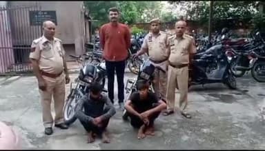 आमेर: सांगानेर थाना पुलिस ने दो मोटरसाइकिल चोरों को किया गिरफ्तार, वाहन किए बरामद