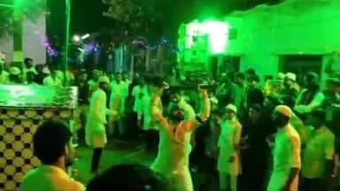 सोहागपुर: मोहर्रम के नवमी तारीख की देर रात में सोहागपुर पठानी बस्ती में निकली बाबा की सवारी