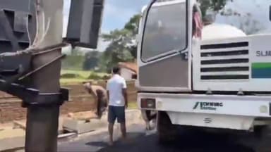 हज़ारीबाग: डेमोटांड़ बस्ती में सड़क के बीचो-बीच लगे ट्रांसफॉर्मर को बिजली विभाग ने हटाया