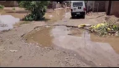 रावला: रावला के वार्ड नंबर 9 की मुख्य सड़क बरसात छतिग्रस्त कई वार्डो का आपस में संपर्क कटा