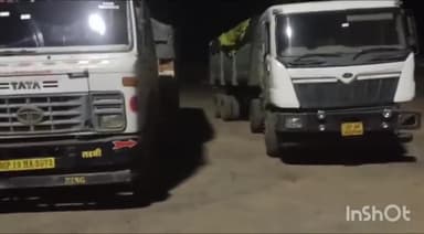देवसर: लंघाडोल पुलिस ने वाहन चेकिंग के दौरान झलरी बजौडी चौराहे पर कोयले का परिवहन करते 2 कोल ट्रेलर वाहनों को जप्त किया