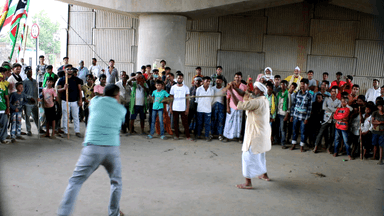 नवादा: nawada district ka shahpur muhhalla ka akhada #juloos muharram