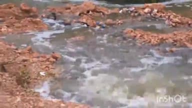 नागौर: बालवा रोड पर जलदाय विभाग की लापरवाही से पाइप लाइन लीकेज होने के कारण  लाखों लीटर पानी व्यर्थ बहा