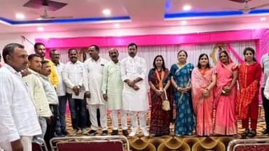 बैरसिया: व्हाइट हाउस बैरसिया में भाजपा जिला ग्रामीण की  बैठक में शामिल हुए विधायक विष्णु खत्री